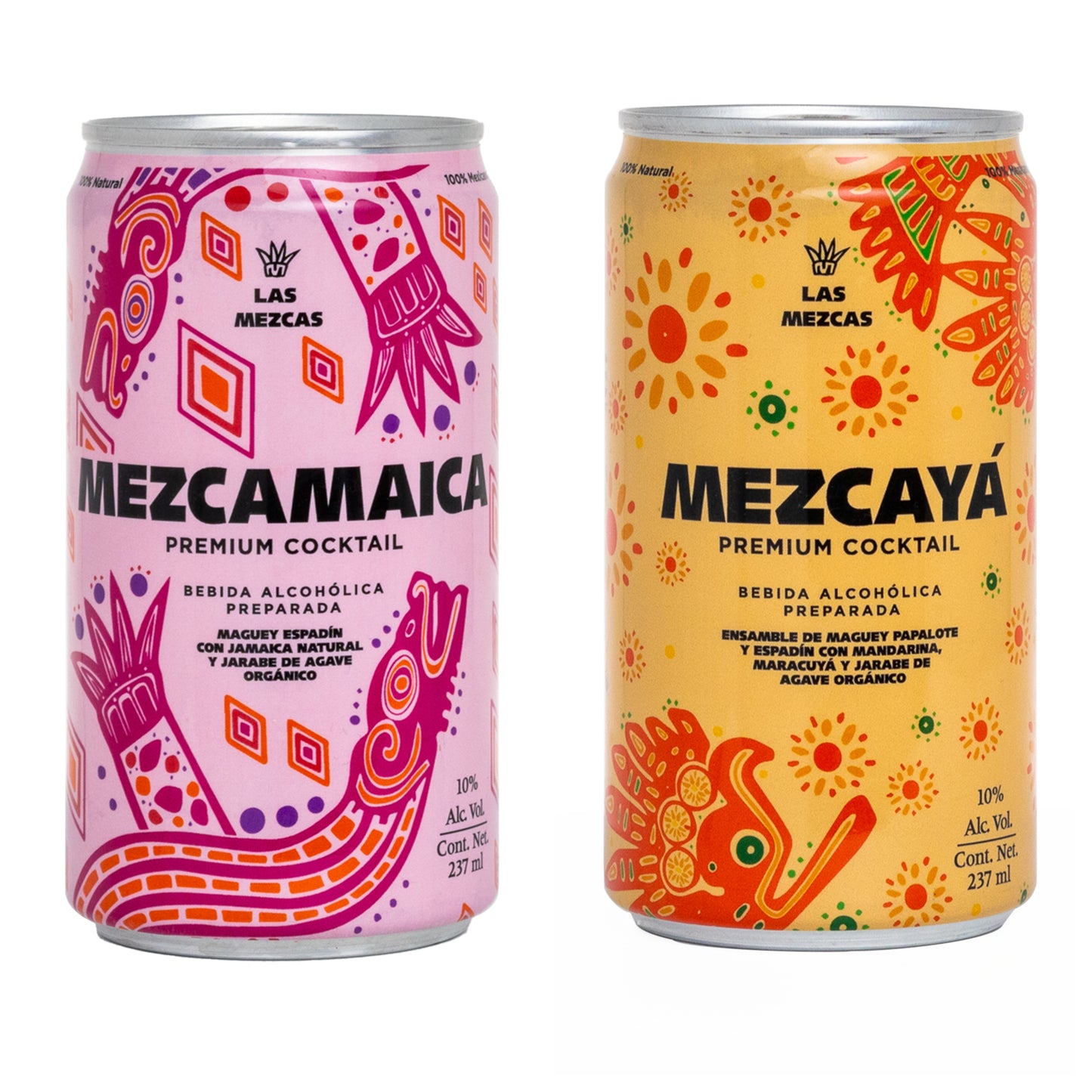 Twelve Pack Premium Cocktail Cans 237ml 6 Mezcamaica, 6 Mezcaya