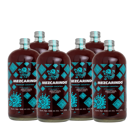 MEZCARINDO Premium Cocktail 6 bottles of 946ml